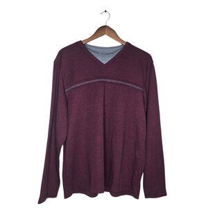 Van Heusen Men's Crew Neck Long Sleeve Shirt